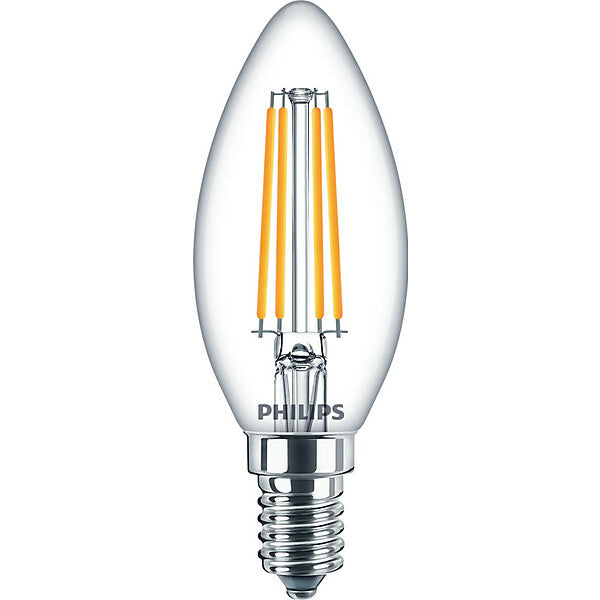 Philips LED-Kerzenlampe E14 klar Glas CorePro LED#34746500
